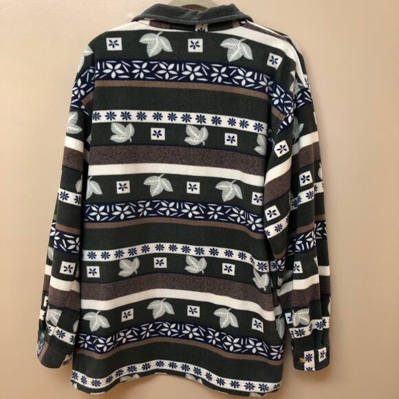 Capacity Knits Fleece Shirt Jacket Women's Large - Picture 2 of 12